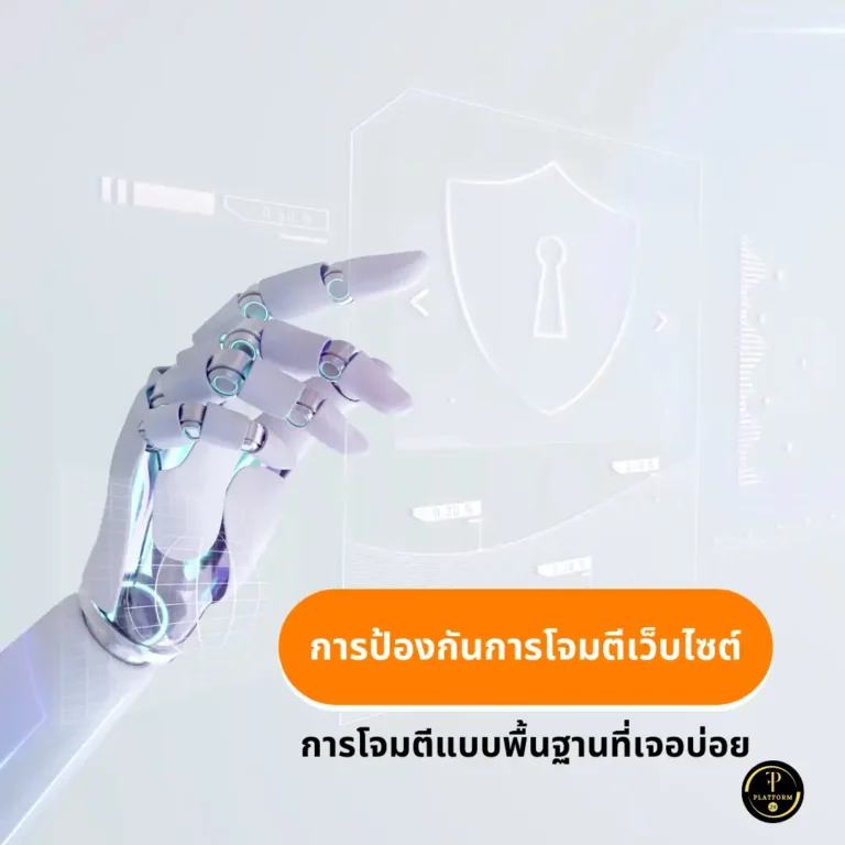 การป้องกันการโจมตีเว็บไซต์