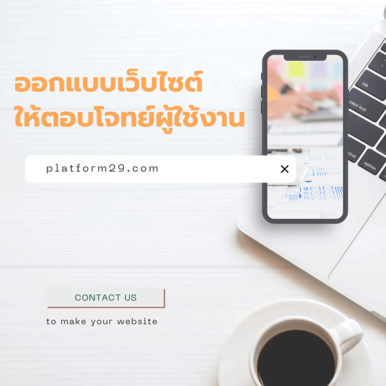 ออกแบบเว็บไซต์